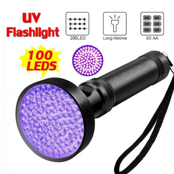 uv black light flashlight
