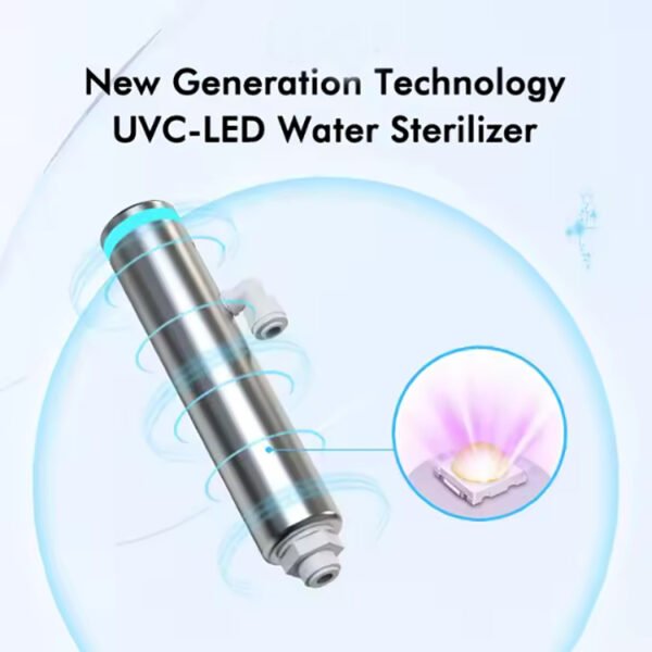 Best uv light for well water system LED Ultraviolet Light Water Sterilizers 1LPM