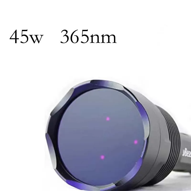 365nm UV flashlight with 3 SEOUL emitters