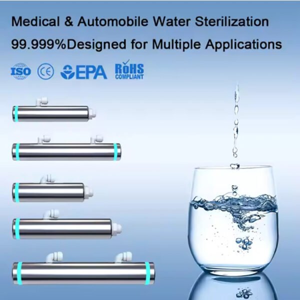 Best uv light for well water system LED Ultraviolet Light Water Sterilizers 1LPM