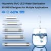 Best uv light water filter LED UVC water sterilizer 15LPM