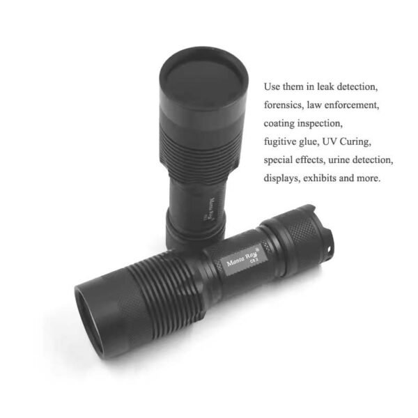 Best 365nm uv light led flashlight with ZWB2 filter