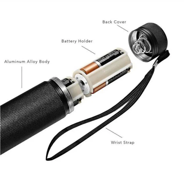 uv black light flashlight