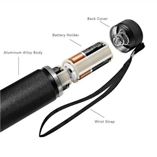 Best uv flashlights 395nm led torch 100pcs led