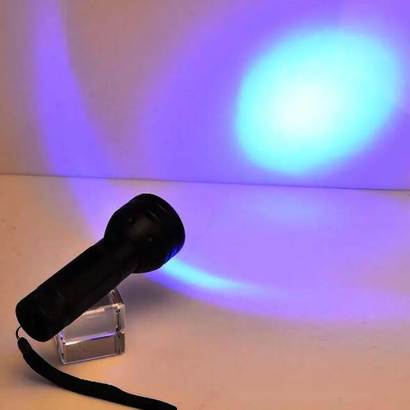 aluminum alloy 395nm UV flashlight