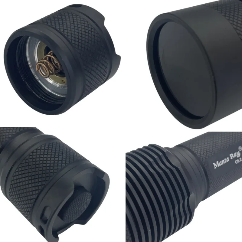 UVC flashlight with low voltage protection