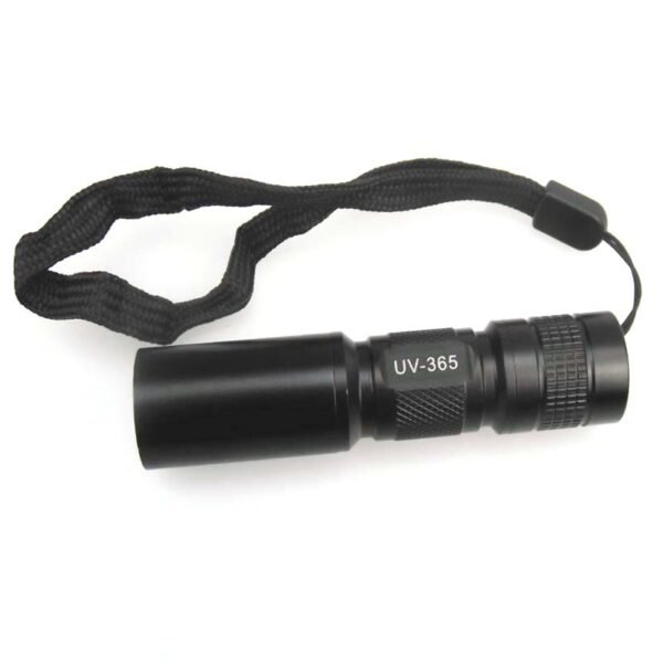 best mini uv and blacklight 365nm 3W ultraviolet led flashlight