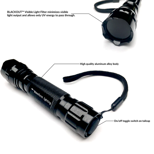 365nm UV flashlight