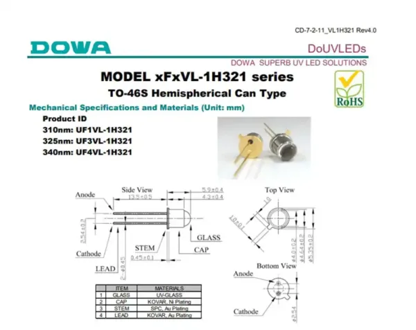 310nm uv led 310nm uv led