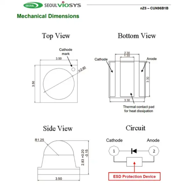 uv diode led