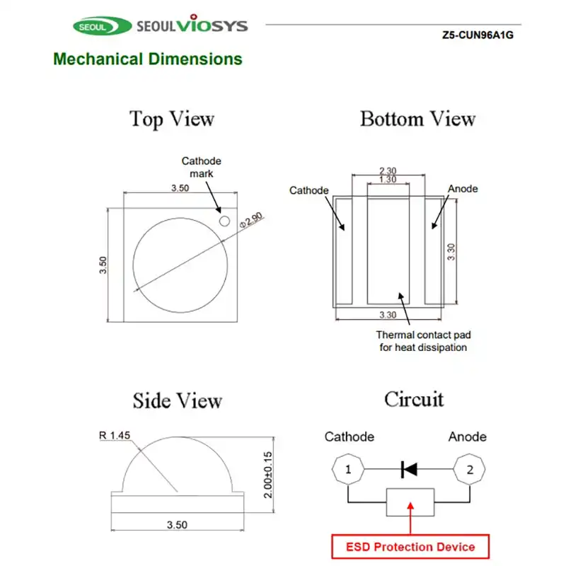 uv diode 395nm
