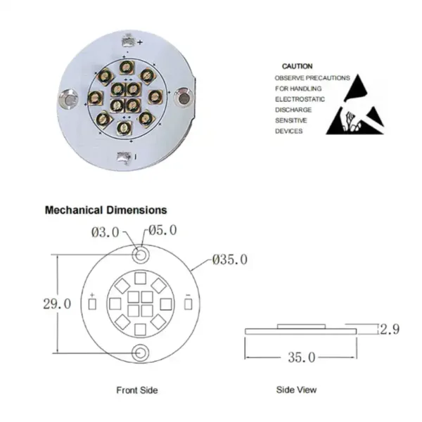 UVB 311nm LED module UVB 311nm LED module