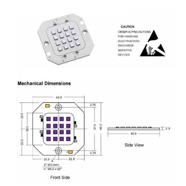 311nm LED module 311nm LED module