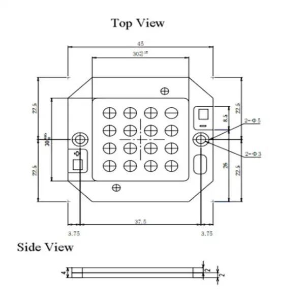 311nm phototherapy LED module 311nm phototherapy LED module
