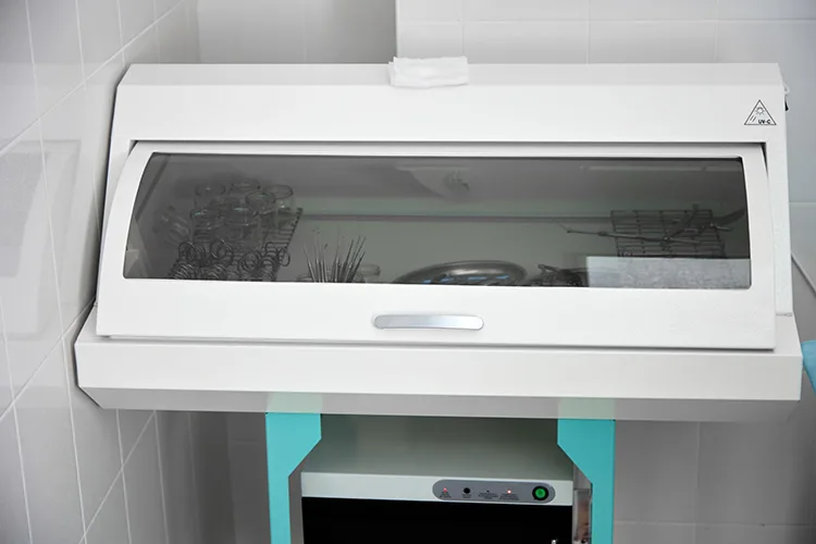 UV light used for surface and equipment sterilization