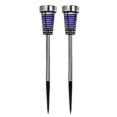 UV bug zapper attracting flying insects