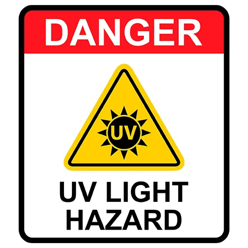 UV light safety precautions for skin protection
