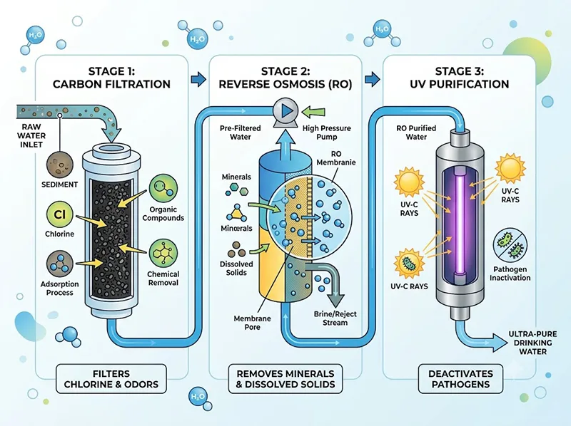 purified water treatment process